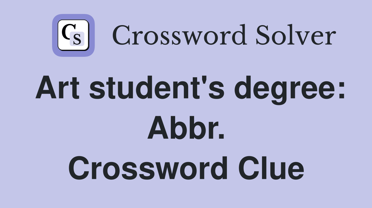 degree dissertation crossword clue 6 letters